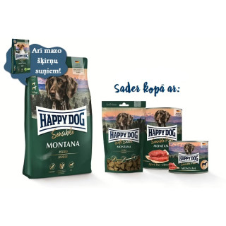 Happy Dog Sensible Montana - dry dog food with horsemeat - Sausā